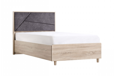 Paturi 120x200 cm - Pat 120x200 cm cu ladă de depozitare pentru camera copiilor – colecția NEW CITY