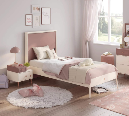 Pat 100x200 cm modern pentru fete – Colectia Elegance [1]