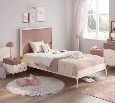 Pat 120x200 cm modern pentru fete – Colectia Elegance [1]