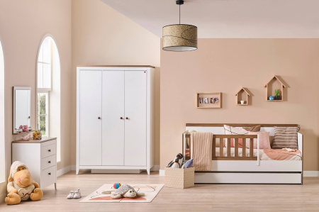 Pat 90x200 cm pentru copii – Design modern, colecția Lucia [2]
