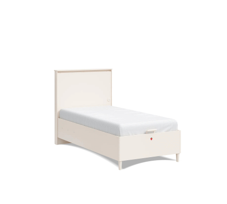 Colectia Varia - Pat cu lada de depozitare pentru copii 100x200 cm – Design modern, port USB, colecția Varia