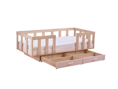 Pat cu spatiu depozitare pentru copii mici (Toddler Bed) 90x200 cm, colectia Angel City [1]