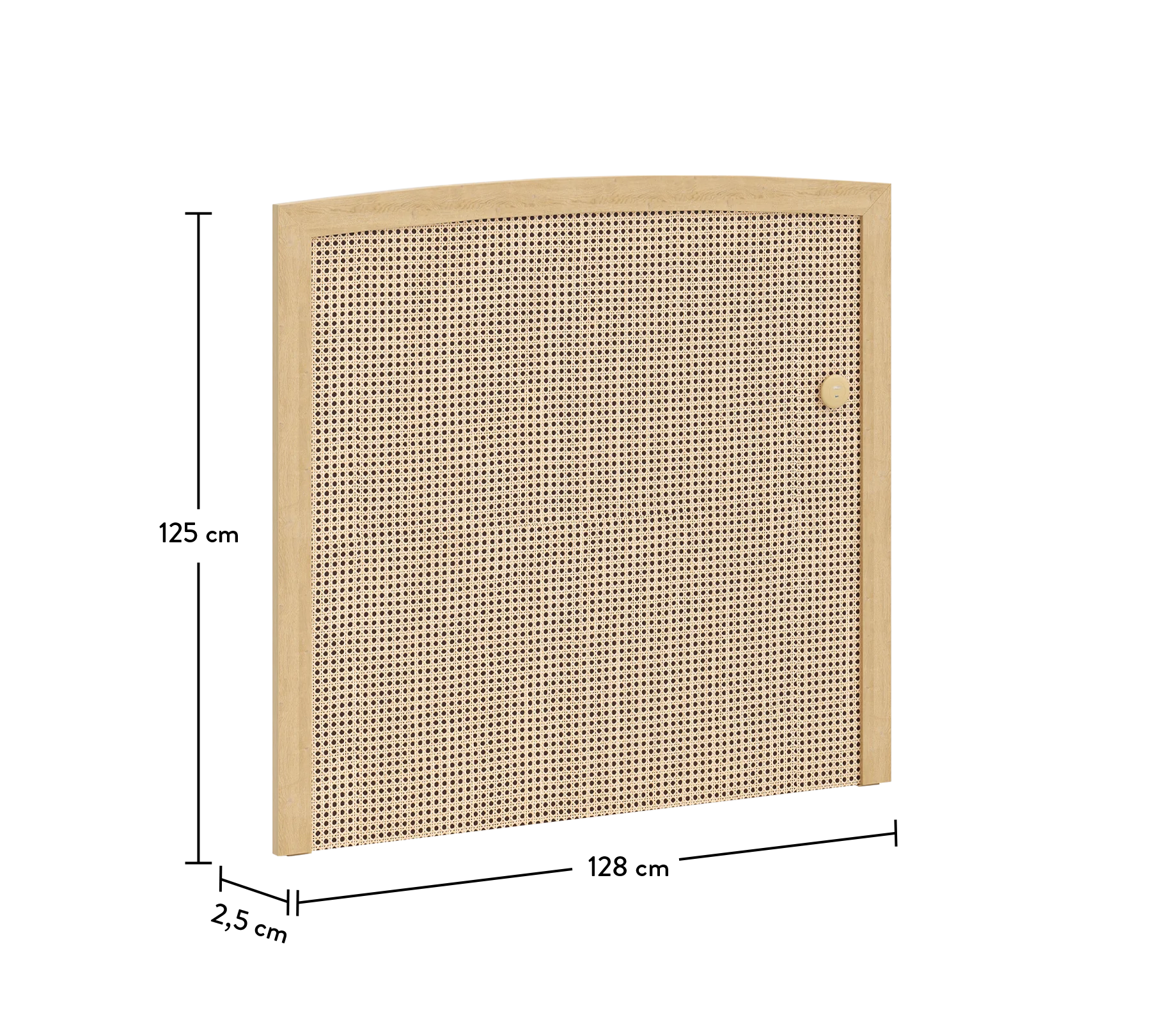 Pat fara tablie, cu spatiu de depozitare, Colectia Loof (120x200 cm)  [6]