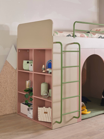 Pat etajat multifunctional pentru camera copii, Colectia Nordic [5]