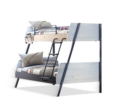 Paturi pentru adolescenti - Pat etajat pentru copii, Colectia Trio (90x 200-120x200 cm)