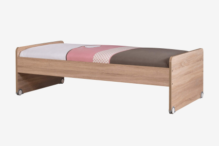 Pat etajat pentru copii cu spatiu de depozitare, birou pentru studii, Colectia  Angel City [6]