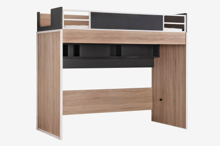 Pat etajat pentru copii cu spatiu de depozitare, birou pentru studii, Colectia New City [8]