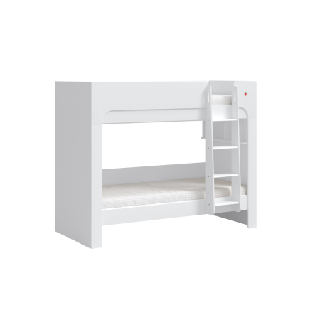 Paturi supraetajate - Pat etajat pentru copii, design funcțional și modern Colectia Varia white 90x200 cm