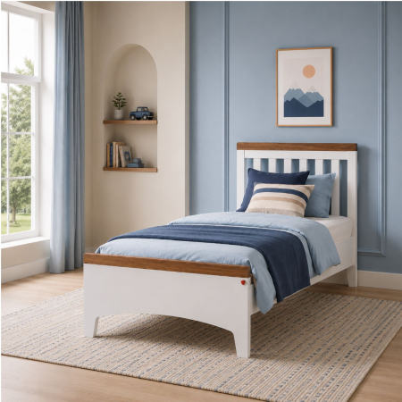 Paturi pentru copii - Pat pentru camera copii 100x200 cm, colecția Lucia – Design modern și confortabil
