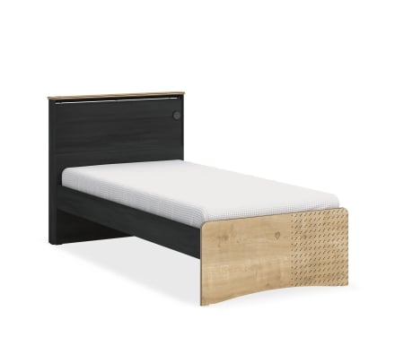 Paturi pentru adolescenti - Pat pentru camera copii, Colectia Black (120x200 cm)