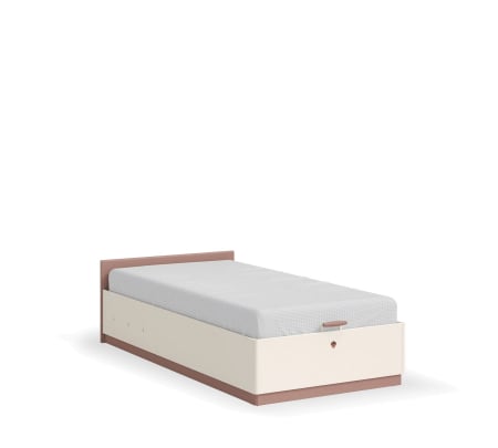 Colectia Elegance - Pat cu spatiu depozitare pentru camera fetelor Colectia Elegance 100x200 cm