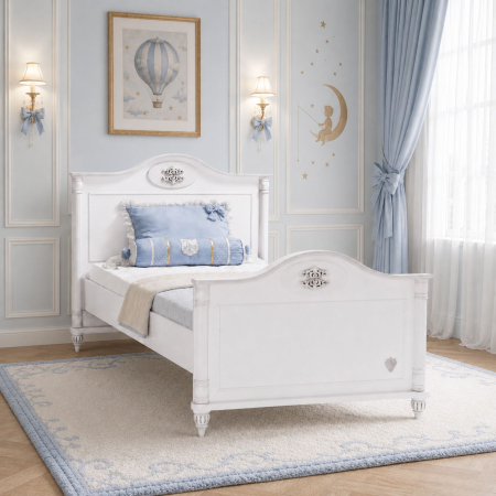 Paturi pentru adolescenti - Pat pentru copii Colectia Romantic 100x200 cm