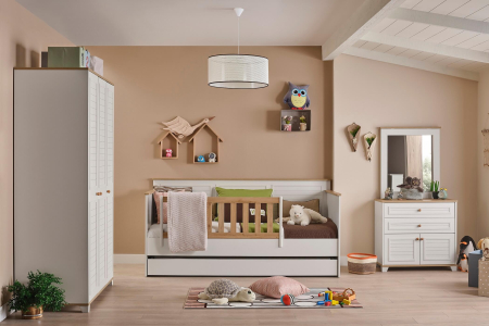 Pat pentru copii mici (Toddler Bed) 90x200 cm, colecția Nova – 209x101x101 cm [2]