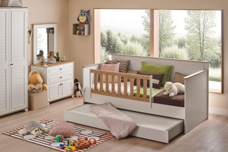 Pat pentru copii mici (Toddler Bed) 90x200 cm, colecția Nova – 209x101x101 cm [4]