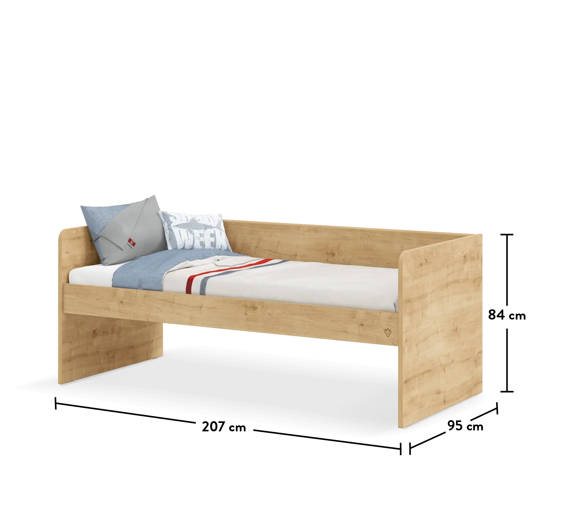 Pat Studio Mocha pentru copii (90x200 cm)- partea de jos [4]