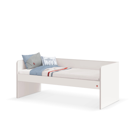 Colectia Studio - Pat Studio White pentru copii (90x200 cm)- partea de jos