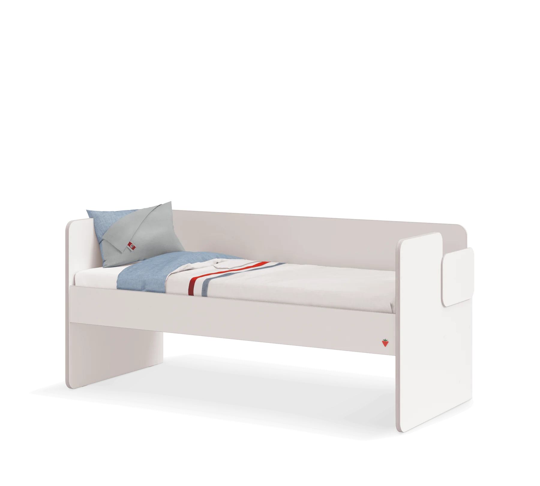 Colectia Studio - Pat Studio White pentru copii (90x200 cm)- partea de sus