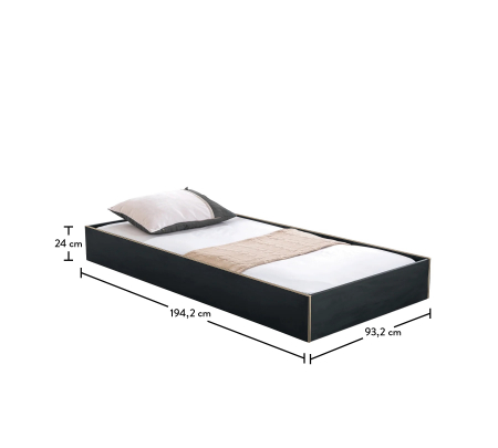 Pat suplimentar Colectia Black 90x190 cm [3]