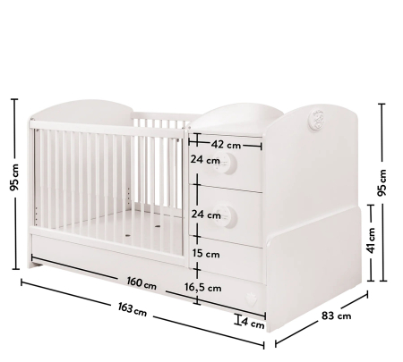 Patut bebelusi colectia cotton white [6]