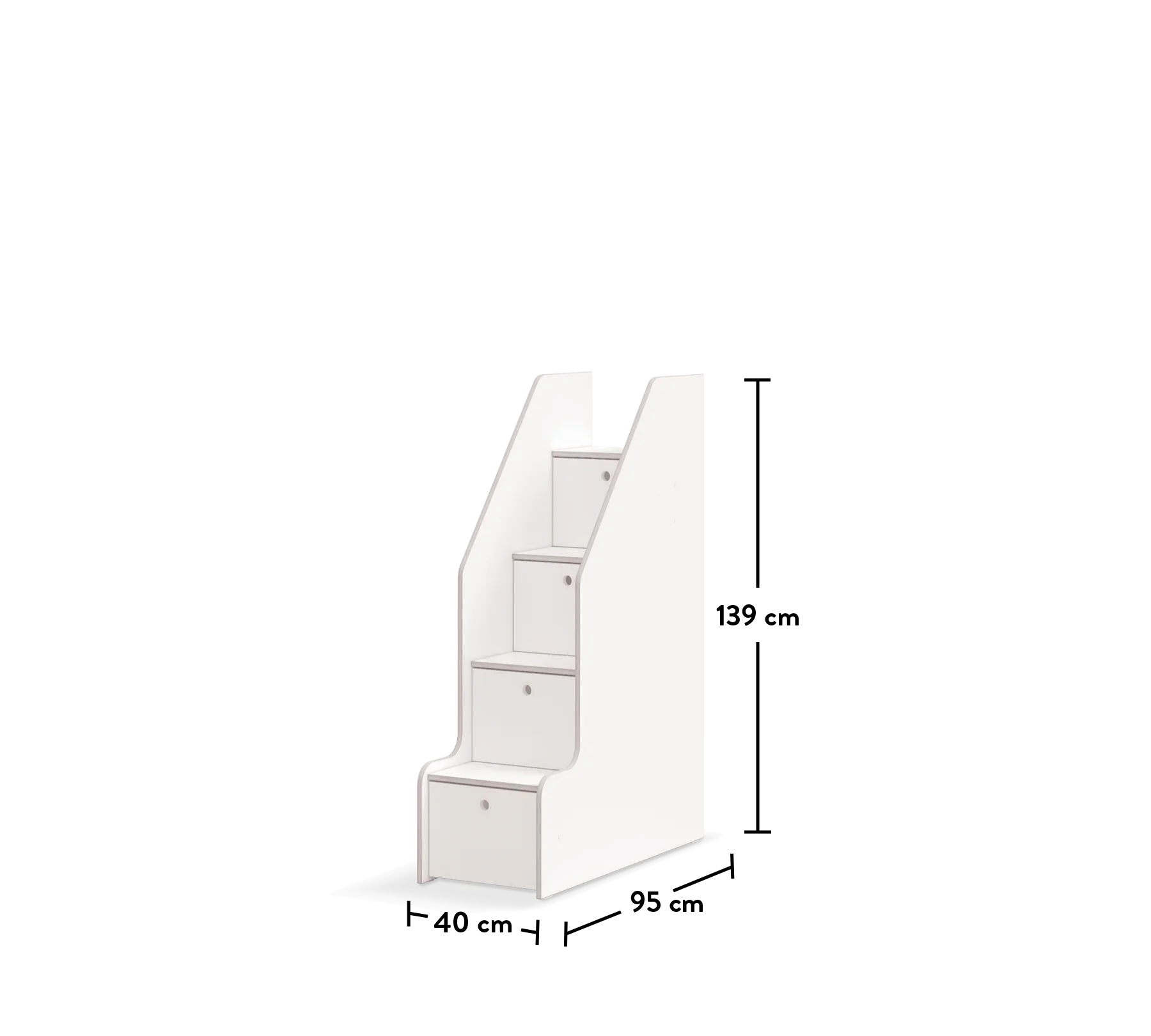 Scara pentru pat etajat Studio White [7]