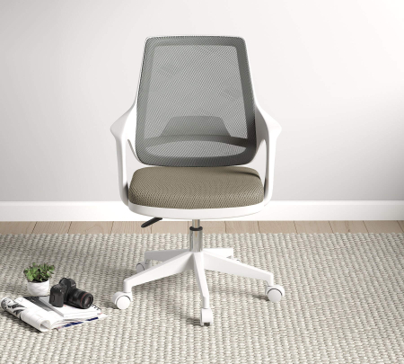 Scaun ergonomic Flex verde kaki pentru camera copii, cu roți și spătar ventilat [5]