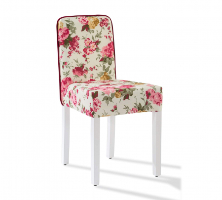 Scaune copii - Scaun pentru copii, tapitat cu stofa cu picioare din lemn Summer Chair With Flower