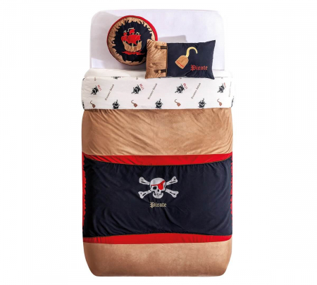 Colectia Pirate - Set pentru pat copii, Colectia Pirate Hook 90x 100cm