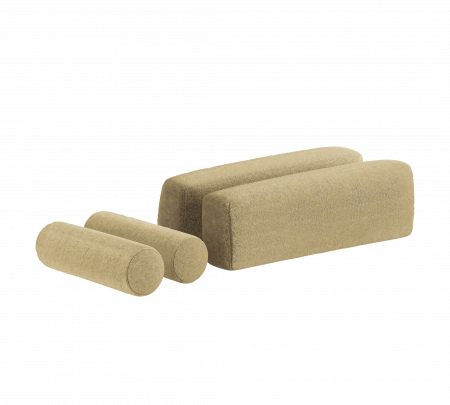 Colectia Mocha - Set perne decorative verde olive
