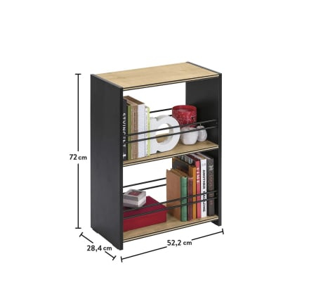 Set Studiu baiet cu 3 Piese - Birou, Unitate si rafturi Colectia Black [6]