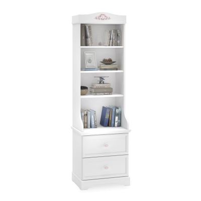 Set Studiu Complet Rustic White – Birou mic + Biblioteca + Unitate Superioara - Cilek [5]
