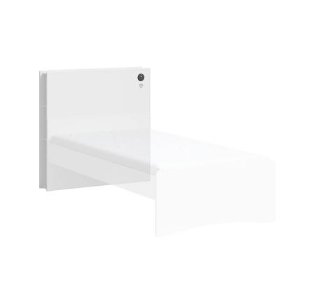 Paturi 100x200 cm - Tablie cu rafturi, pentru patul 100x200 cm, Colectia White