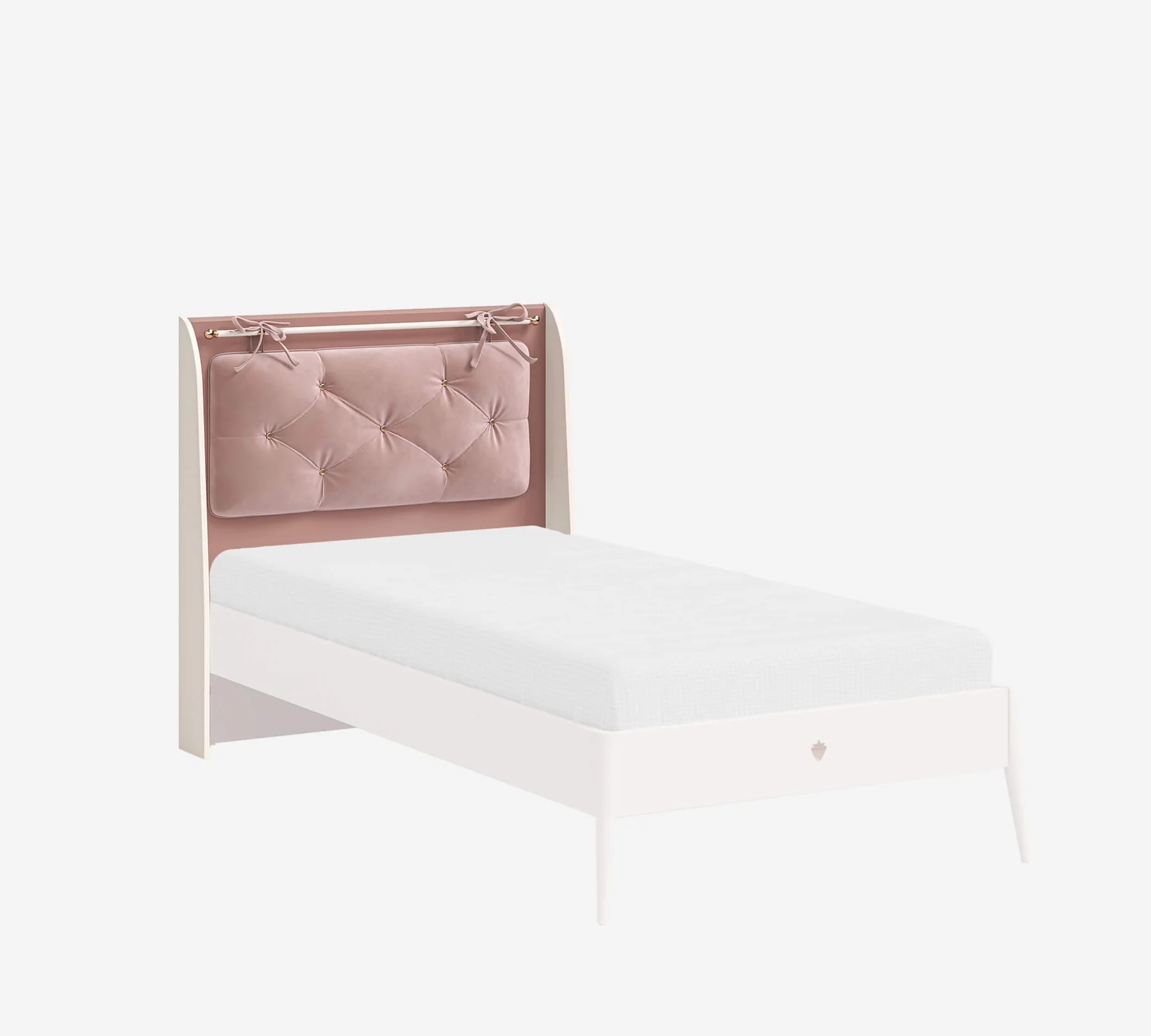 Tablie pal si decor tapitat pentru pat 120x200 cm, Colectia Elegance [1]