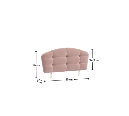 Tablie tapitata pentru patul 100x200 cm, Colectia Elegance [7]
