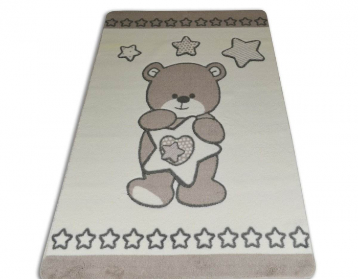 Covor copii Baby Set Star Bear Gri 120 x 180 cm [1]