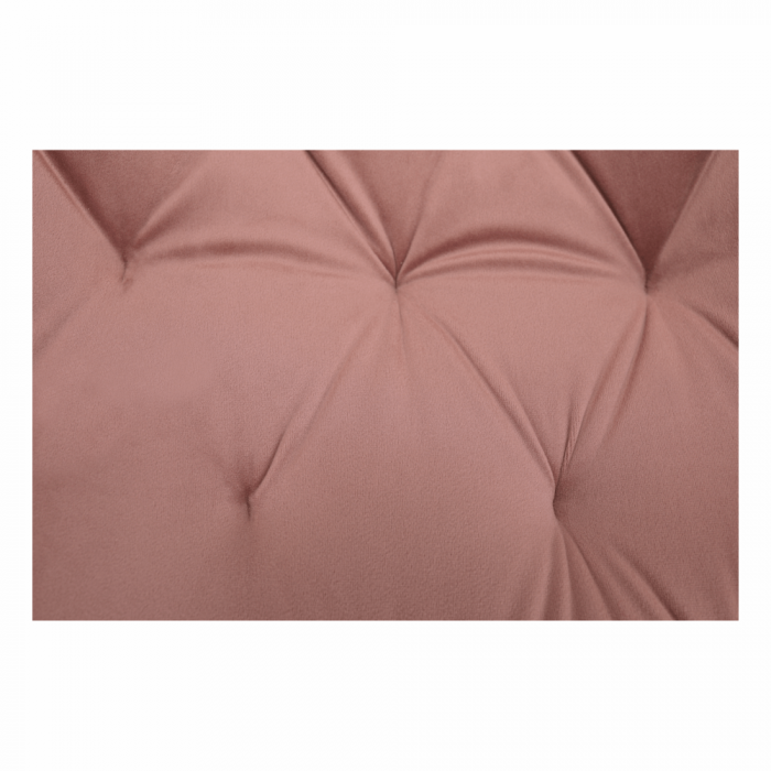 Fotoliu de design, material textil Velvet roz, FEDRIS [3]