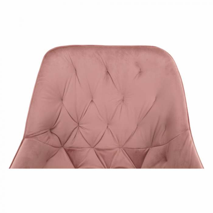 Fotoliu de design, material textil Velvet roz, FEDRIS [6]