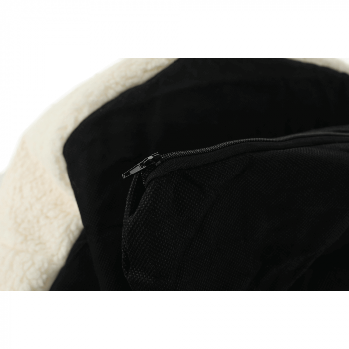 Fotoliu tip sac, material textil alb/smantana, BABY TIPUL 3 [9]