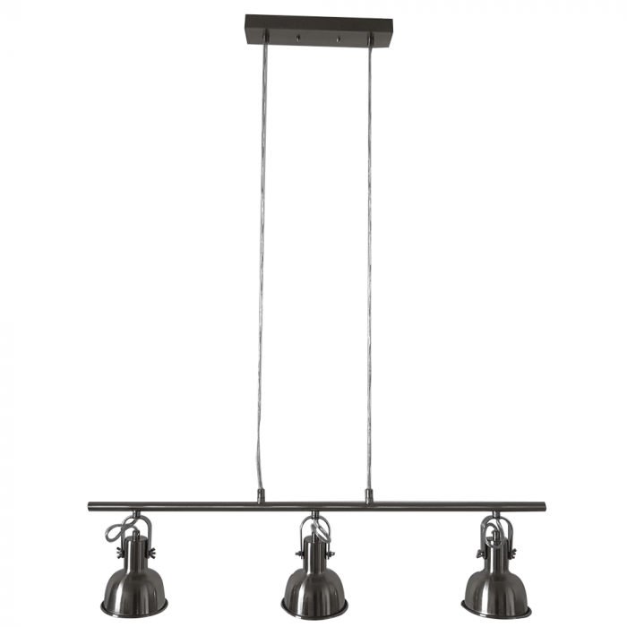 Lampa suspendata in stil retro, metal, nichel mat, AVIER TIP 4 [4]
