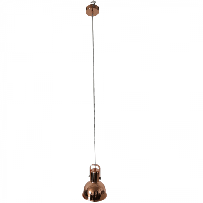 Lampa suspendata in stil retro, metal, roz auriu, AVIER TIP 3 [4]