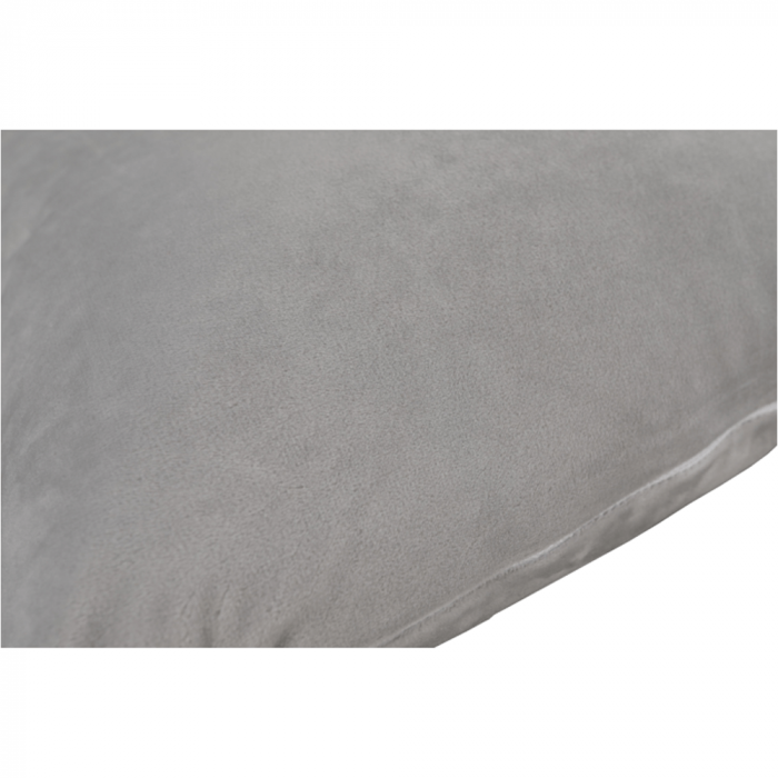 Perna, material textil de catifea gri deschis, 45x45, ALITA TIPUL 12 [4]