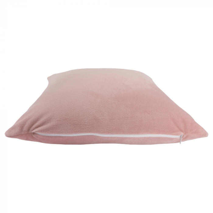 Perna, material textil de catifea roz pudra, 45x45, ALITA TIPUL 2 [5]