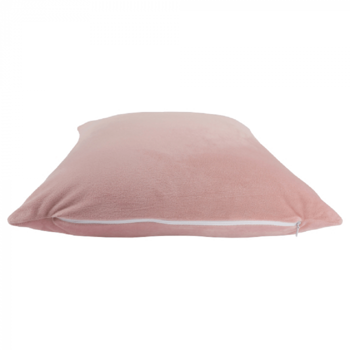 Perna, material textil de catifea roz pudra, 60x60, OLAJA TIPUL 2 [11]