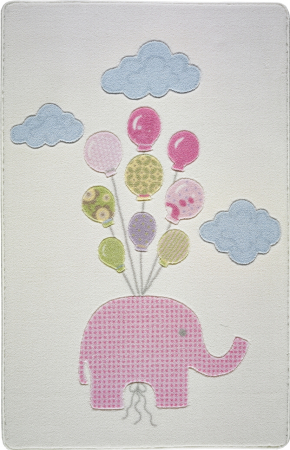 Covor copii Sweet Elephant Roz 100 x 150 cm [1]