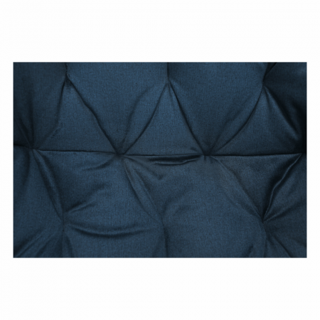 Fotoliu de design, material textil Velvet albastru, FEDRIS [10]