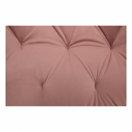Fotoliu de design, material textil Velvet roz, FEDRIS [2]