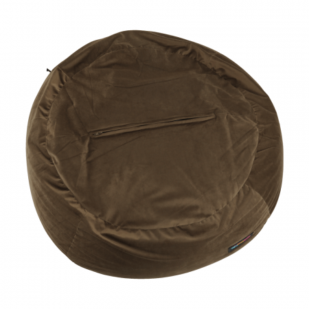 Fotoliu tip sac, material textil gri-maro TAUPE, TRIKALO [4]