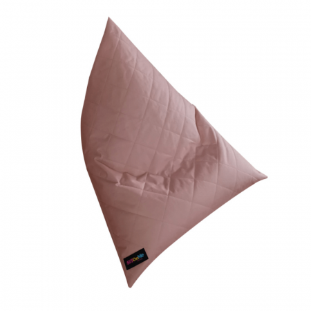 Fotoliu tip sac, material textil roz deschis, VETOK [4]