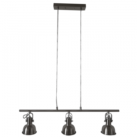 Lampa suspendata in stil retro, metal, nichel mat, AVIER TIP 4 [3]