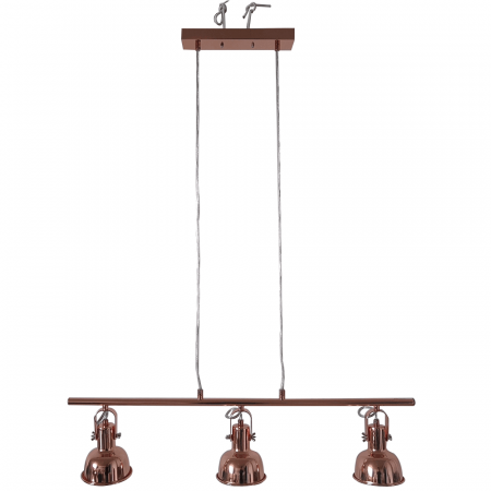 Lampa suspendata in stil retro, metal, roz auriu, AVIER TIP 4 [3]