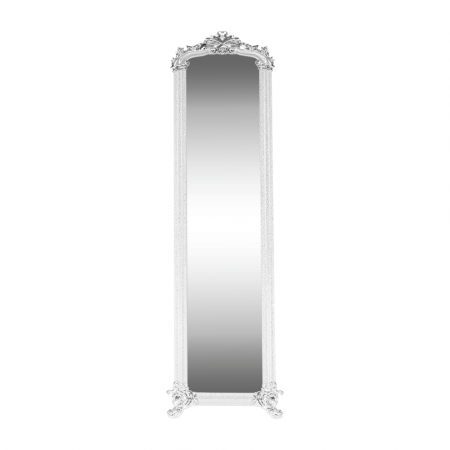 Oglinda, alb / argintiu, ODINE [3]